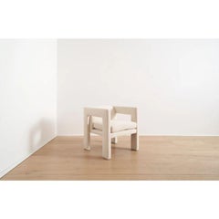 Fauteuil Angle II, couleur « lin brut », par TRNK