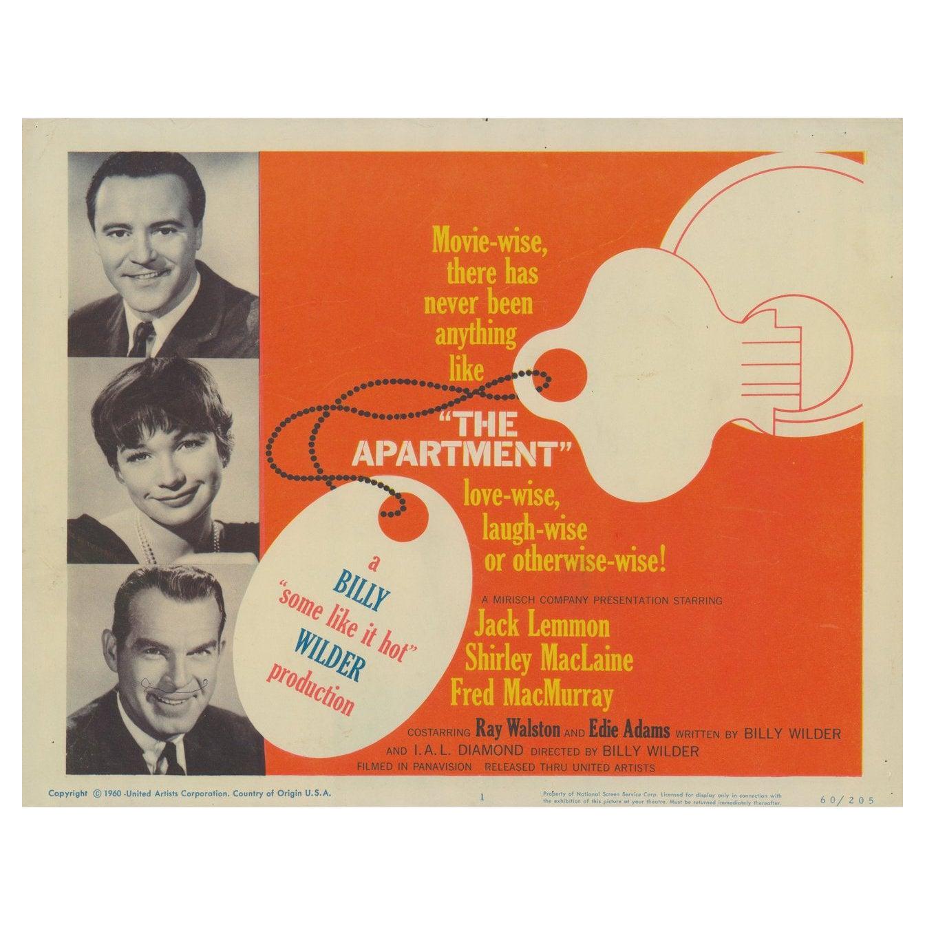 Carte de titre The Apartment, États-Unis, 1960