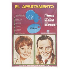 The Apartment R1977 Spanish B1 Film Poster