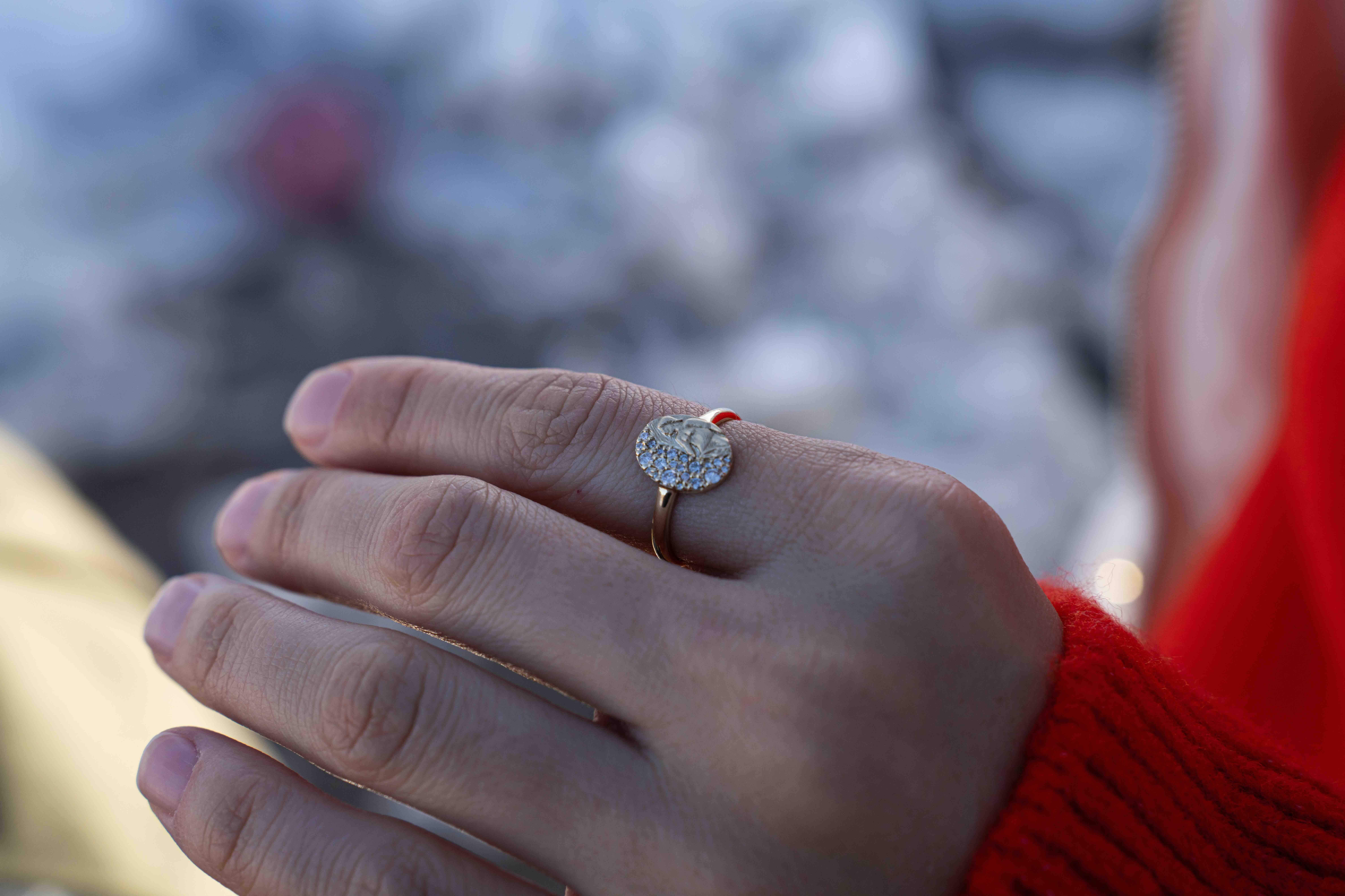 For Sale:  The Aphrodite Diamond Ring 7