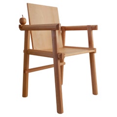 The Apple Chair, by Josh Page Studio. Beech Wood, with hand carved Apple.