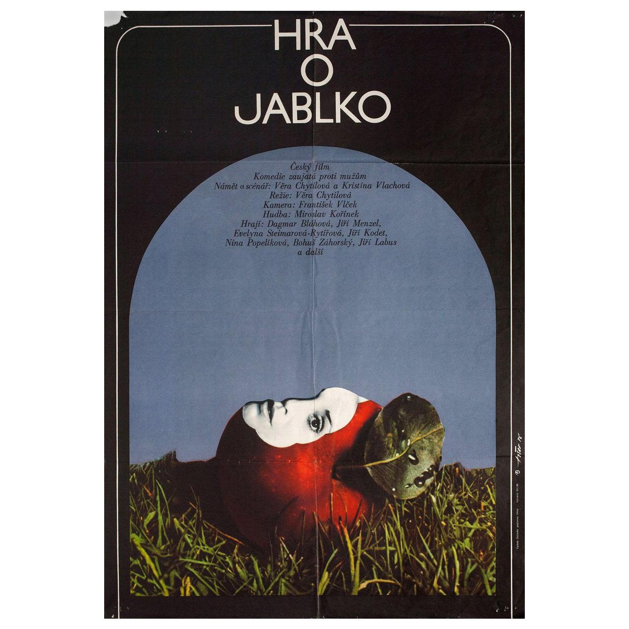 "The Apple Game" 1977 Czech A1 Film Poster