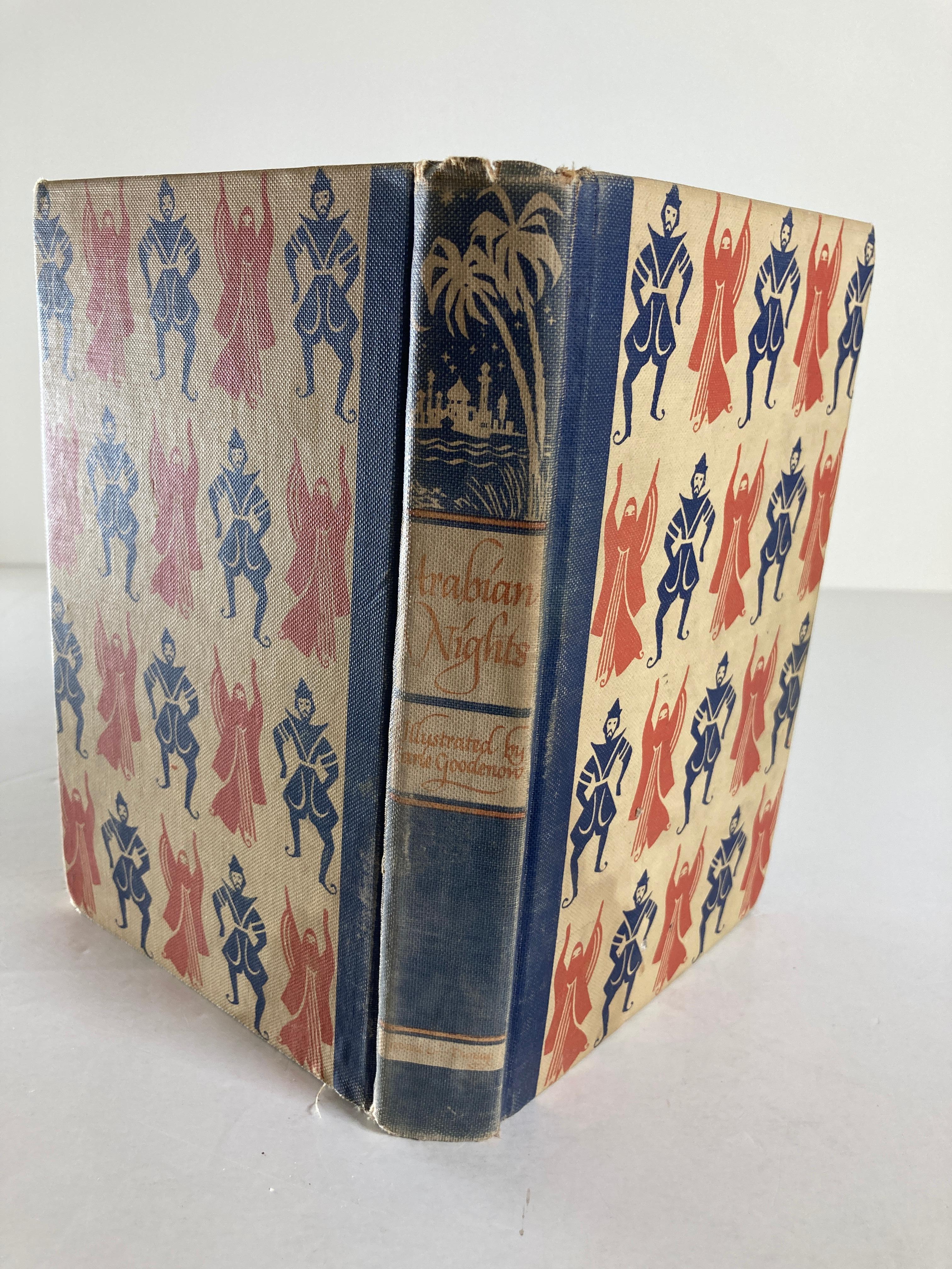 The Arabian Nights Grosset & Dunlap Illustrated Junior Library, 1946 1st Ed. In Fair Condition In North Hollywood, CA