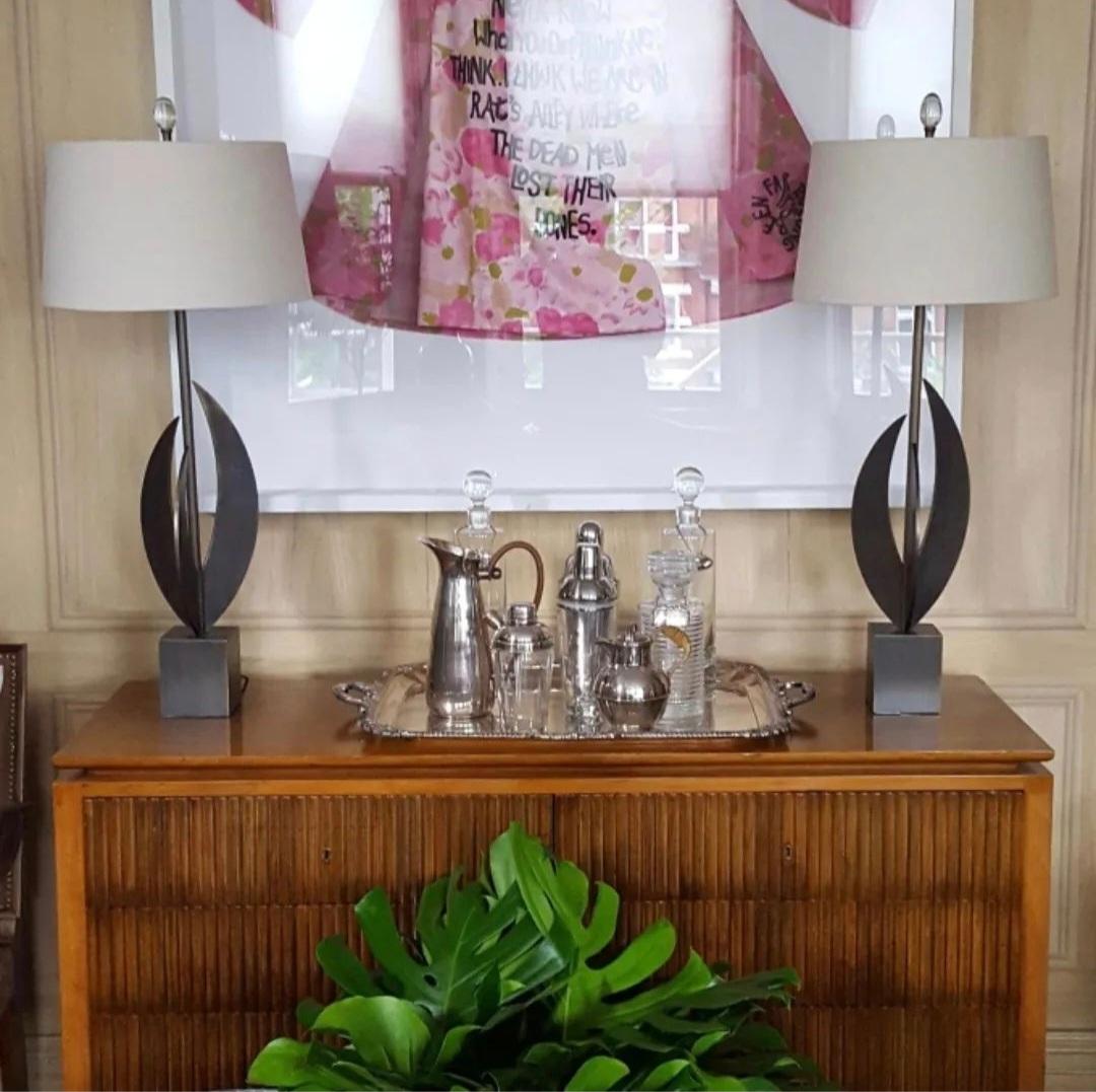 The Arc Lamp composé de 3 pièces en bronze coulé montées sur un socle en laiton et en nickel. en vente 7