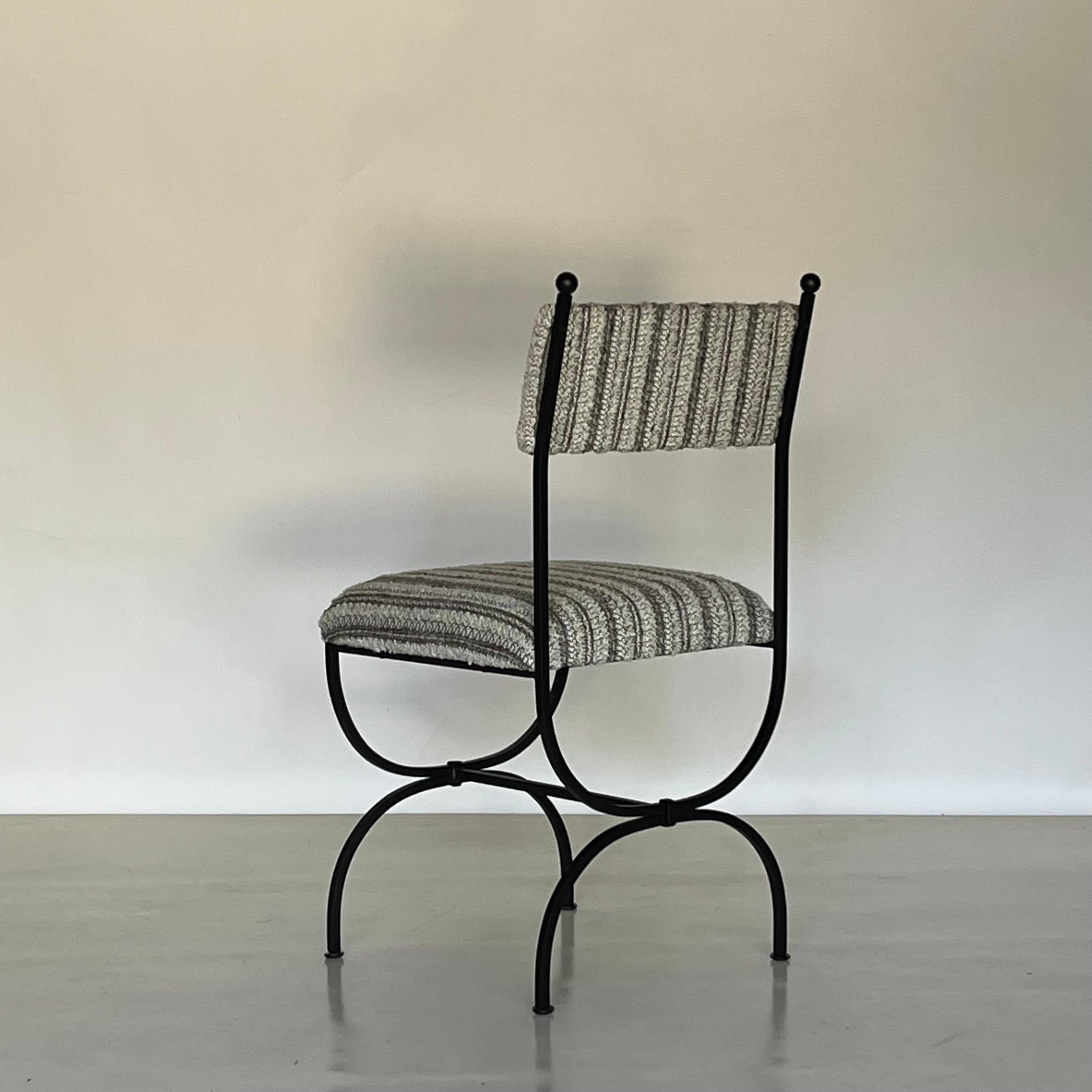 Français The 'Arcade' Desk, Dining or Side Chair by Design Frères, in COM en vente