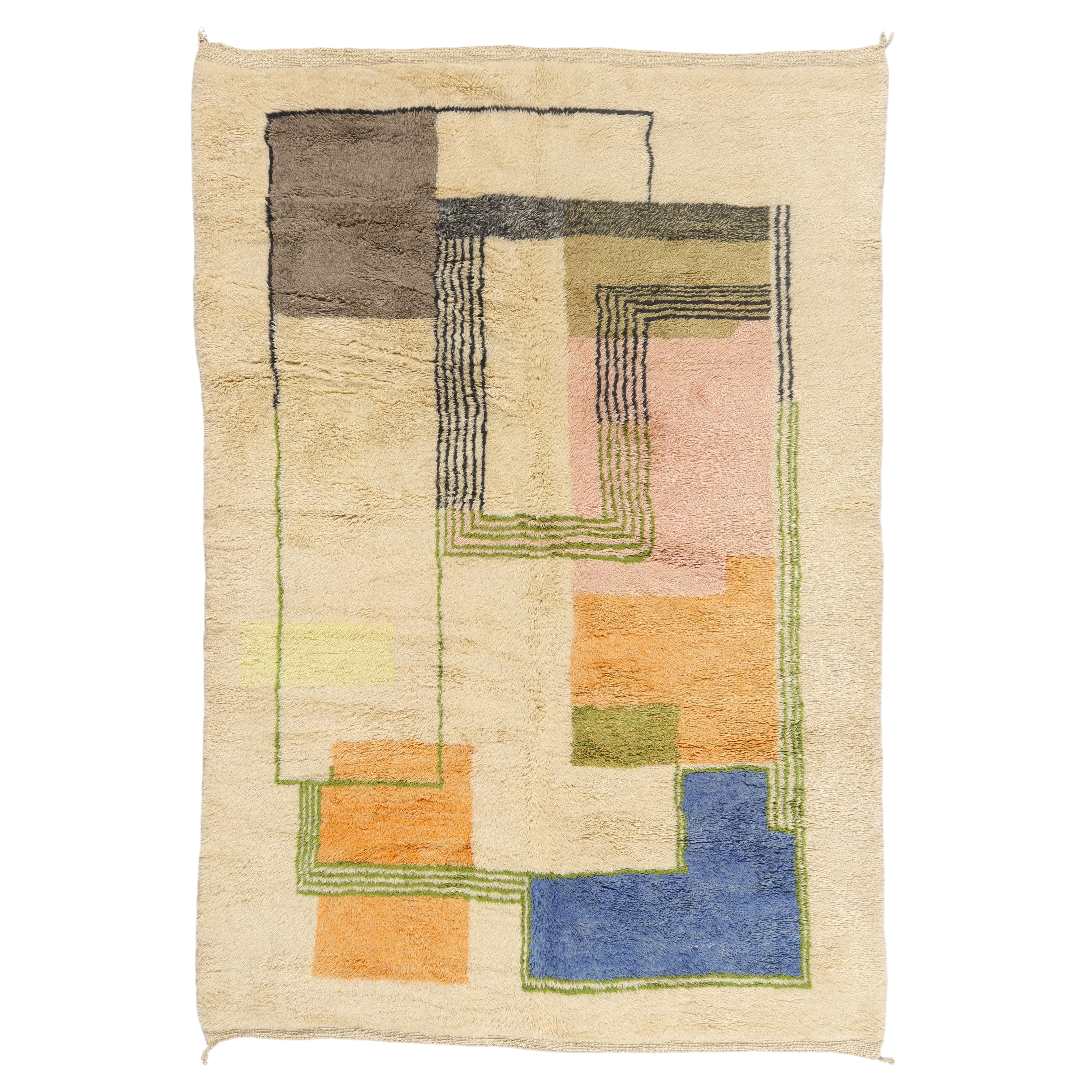 The Architect’s Line: A Beni Mrirt Moroccan Masterpiece of Modernist Bauhaus