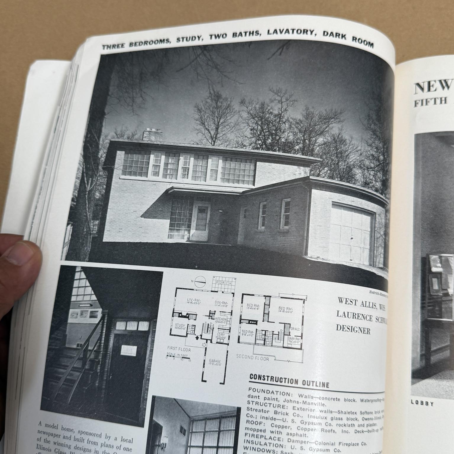 The Architectural Forum August 1941 Magazine Time Inc en vente 4
