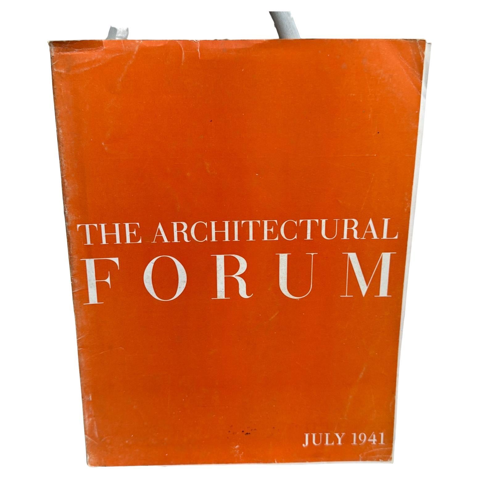 The Architectural Forum July 1941 Magazine Time Inc
