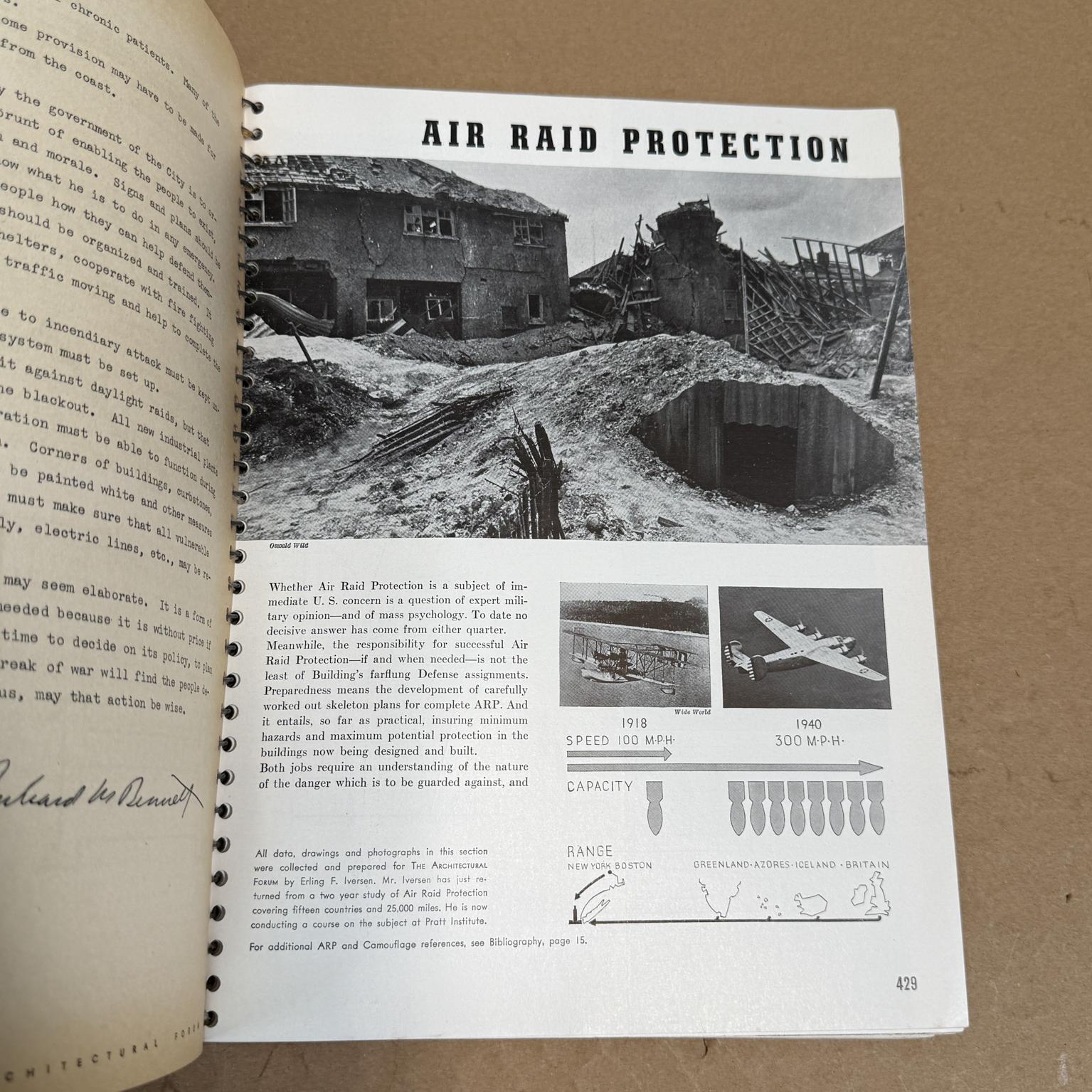 The Architectural Forum November 1940 Magazine Time Inc en vente 4