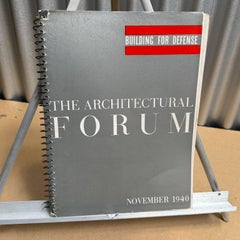 The Architectural Forum November 1940 Magazine Time Inc