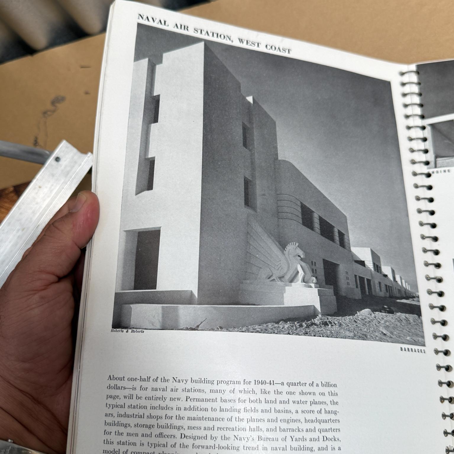 The Architectural Forum November 1940 Magazine Time Inc Bon état - En vente à Chula Vista, CA