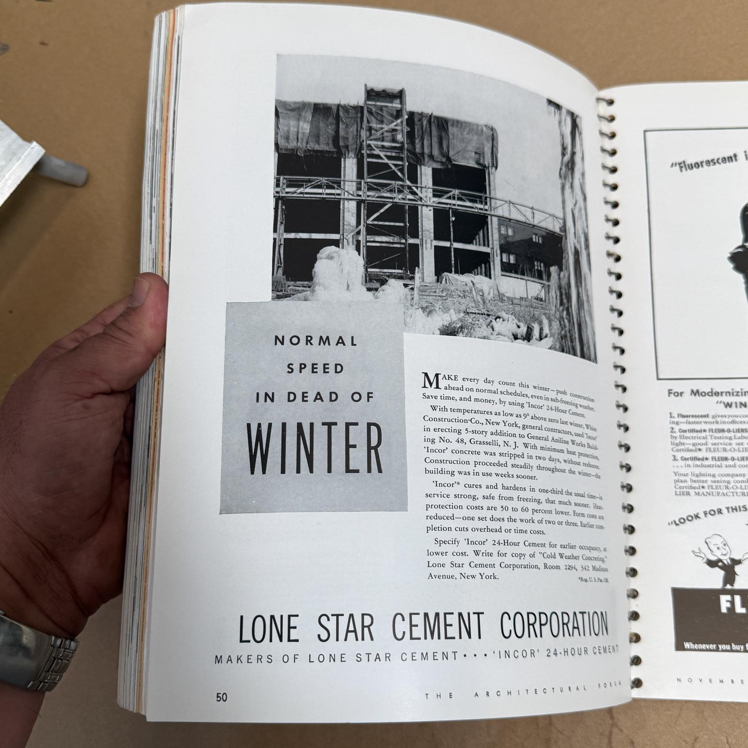 The Architectural Forum November 1940 Magazine Time Inc en vente 2