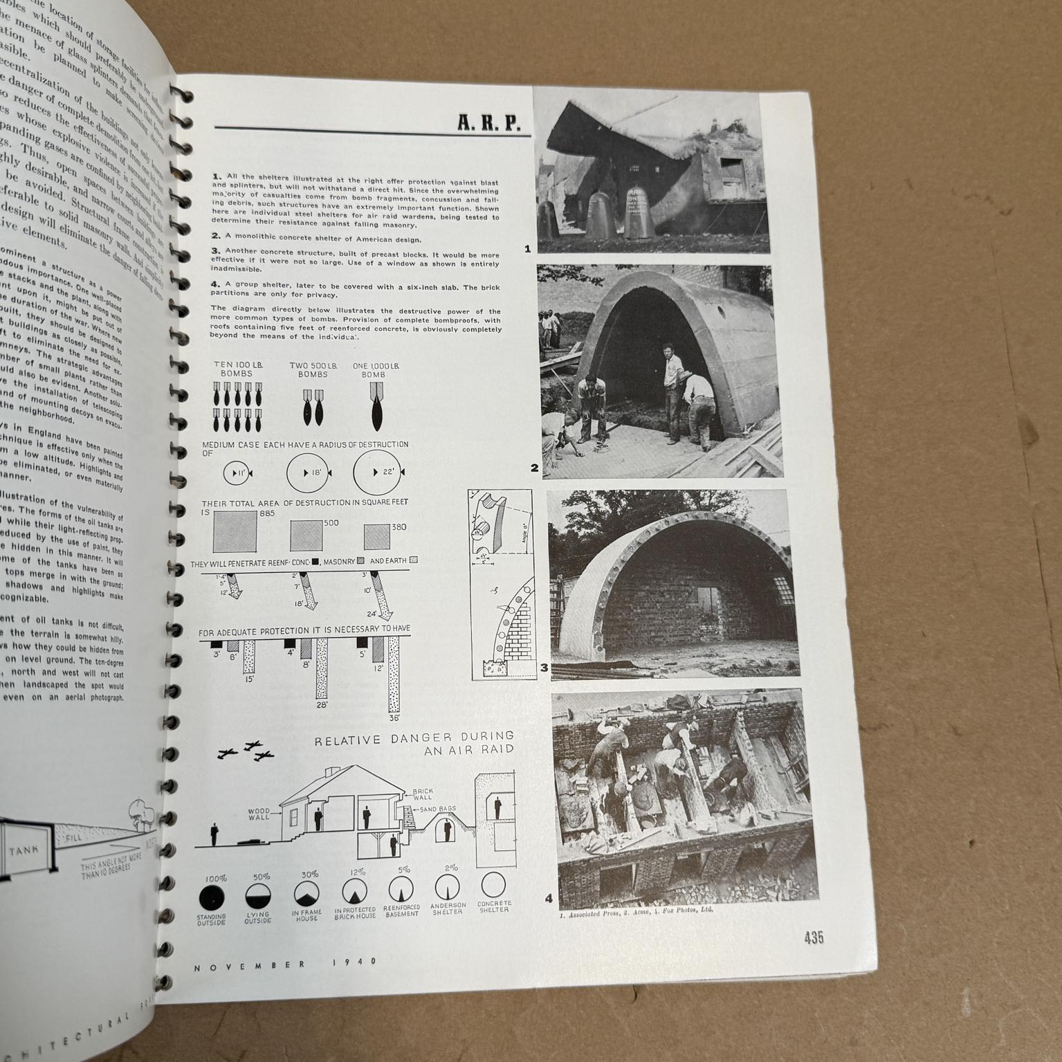 The Architectural Forum November 1940 Magazine Time Inc en vente 3