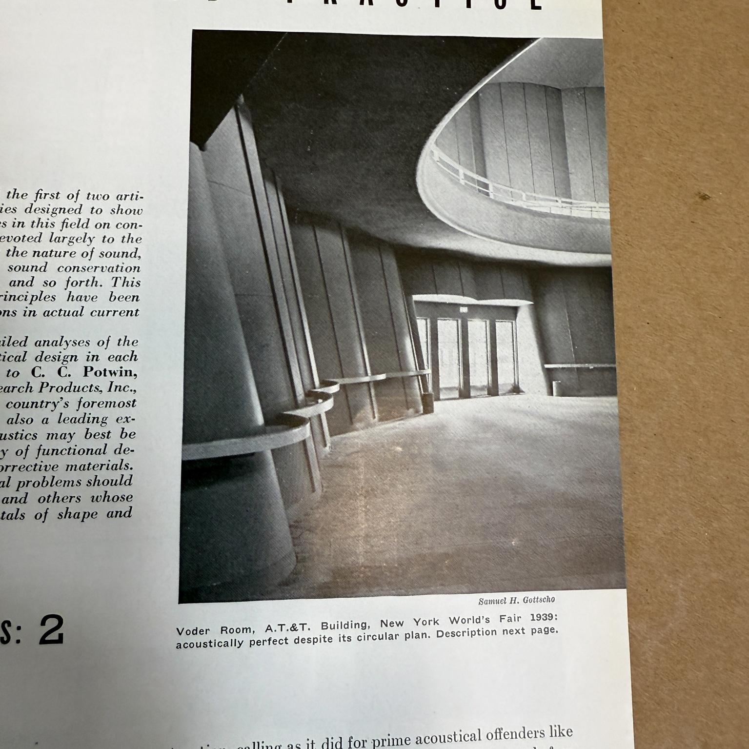 The Architectural Forum September 1939 Magazine Time Inc en vente 2