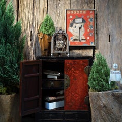 "The Archive of B/W Television (Retablo with TV Screen)" by Patrick Fitzgerald