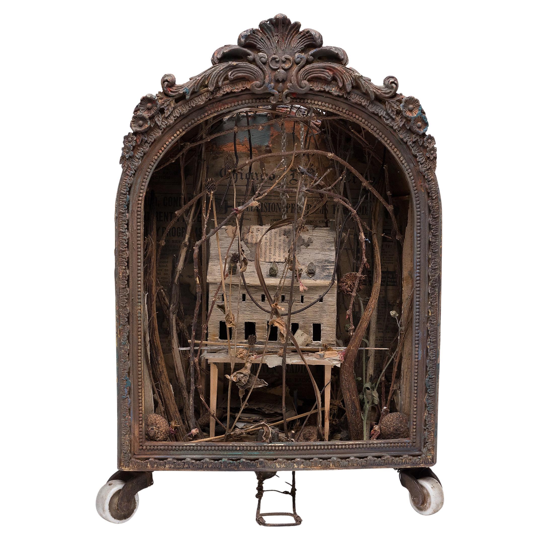 "The Archive of B/W Television (Retablo with TV Screen)" by Patrick Fitzgerald