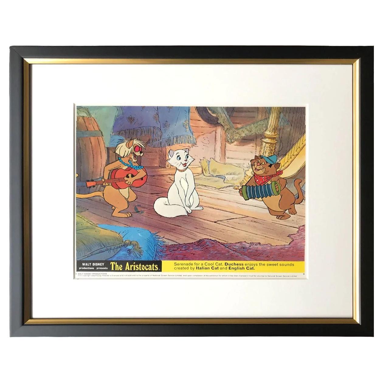 The Aristocats, Framed Poster, 1970 For Sale