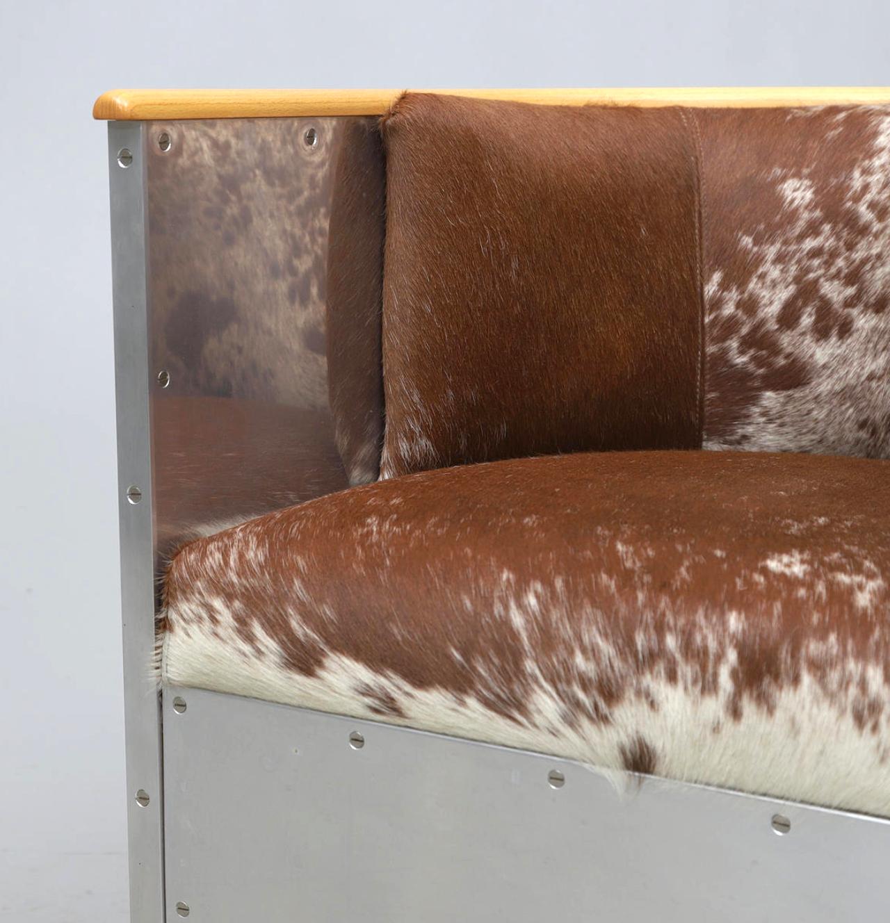 Aluminium The armchair  par MATS THESELIUS. Édition limitée de 33 exemplaires en vente