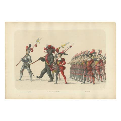 The Armored Leader and the Bear – A Unique Bernese Procession, 1855