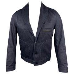 Used THE ARRIVALS Lykke Size S Indigo Denim Shawl Collar Jacket