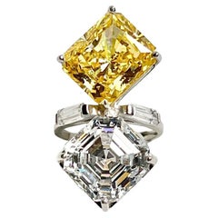 The Art Deco Toi et Moi Love Costume Jewelry Double Diamond Ring