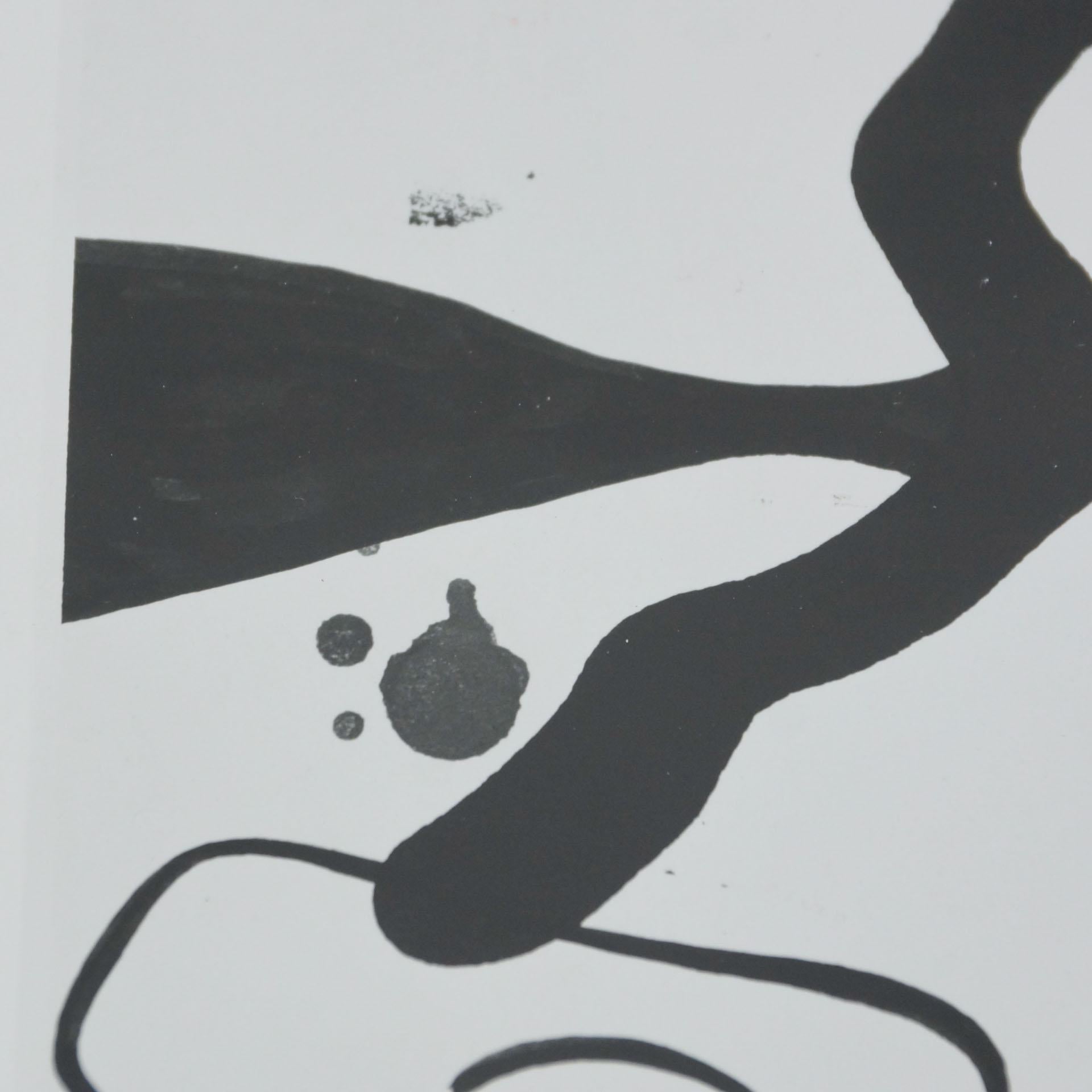 The Art Institute of Chicago Archive Photography of Joan Miro Drawing, 1971  For Sale 8