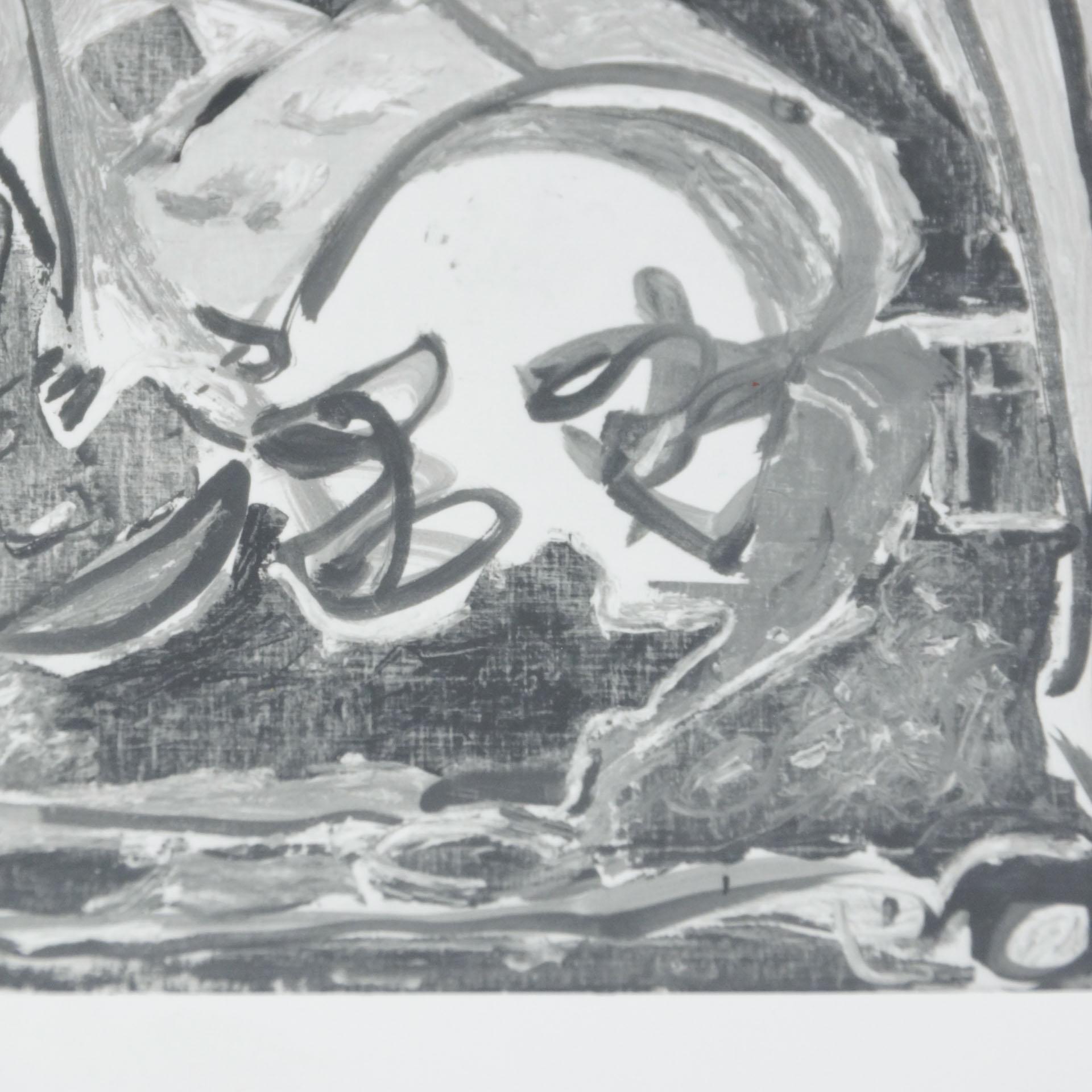 The Art Institute of Chicago Photography of Jackson Pollock Painting, circa 1991 For Sale 4
