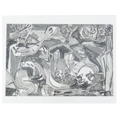 The Art Institute of Chicago Photography of Jackson Pollock Painting, circa 1991