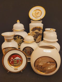 The Art of Chokin Gilded Ceramics Set