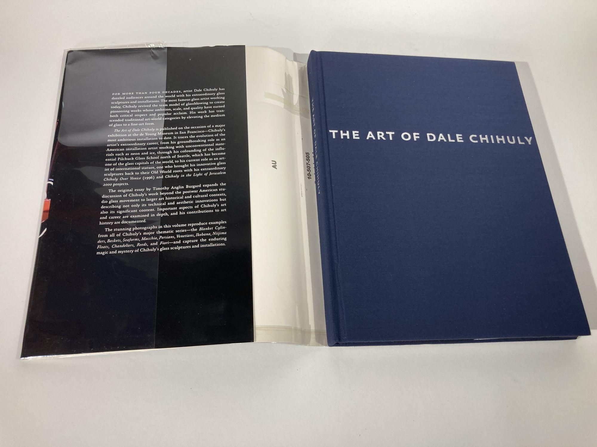 American The Art of Dale Chihuly Hardcover Table Book For Sale