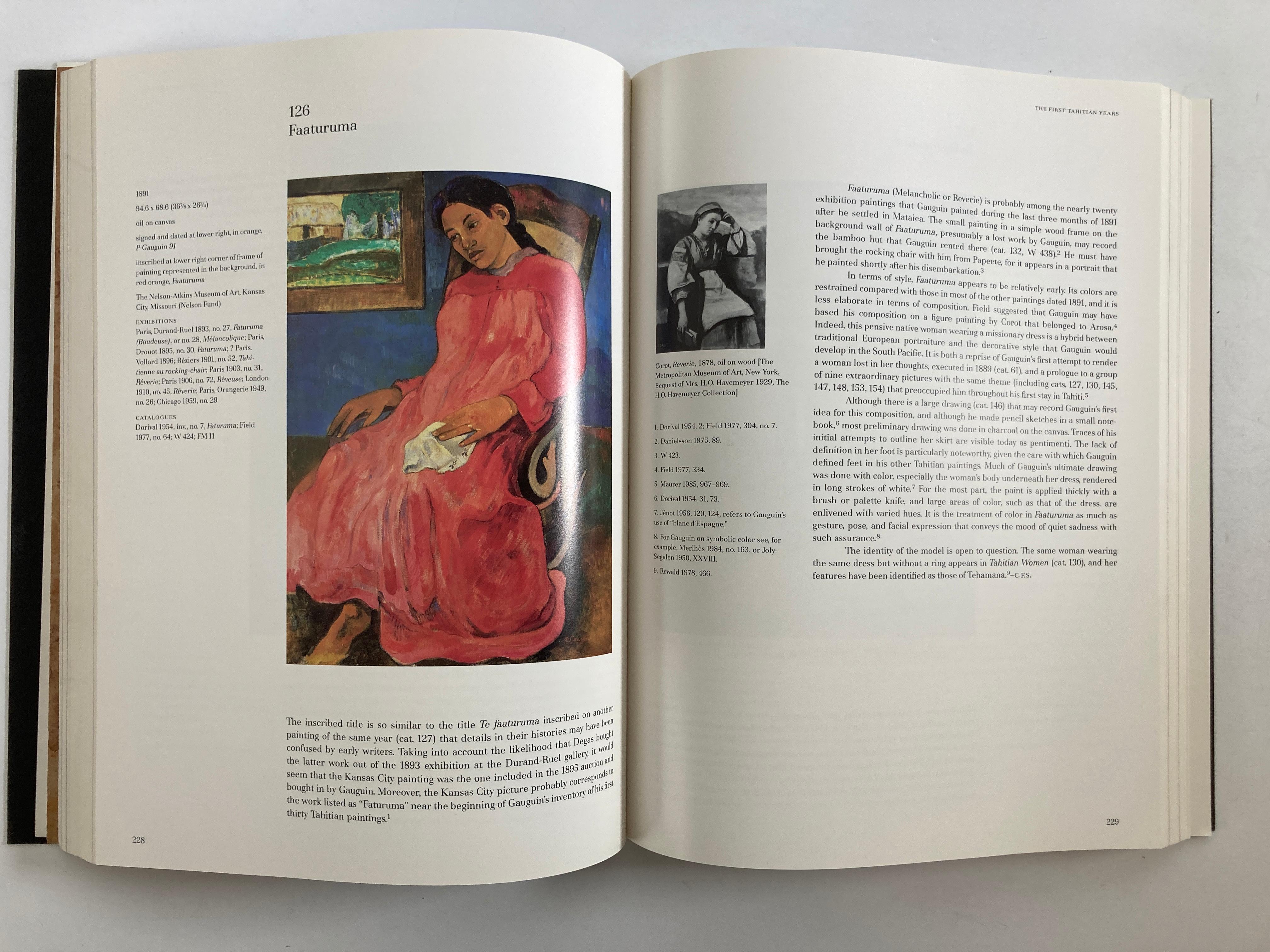 The Art of Paul Gauguin Richard Brettell Coffee Table Book In Good Condition In North Hollywood, CA
