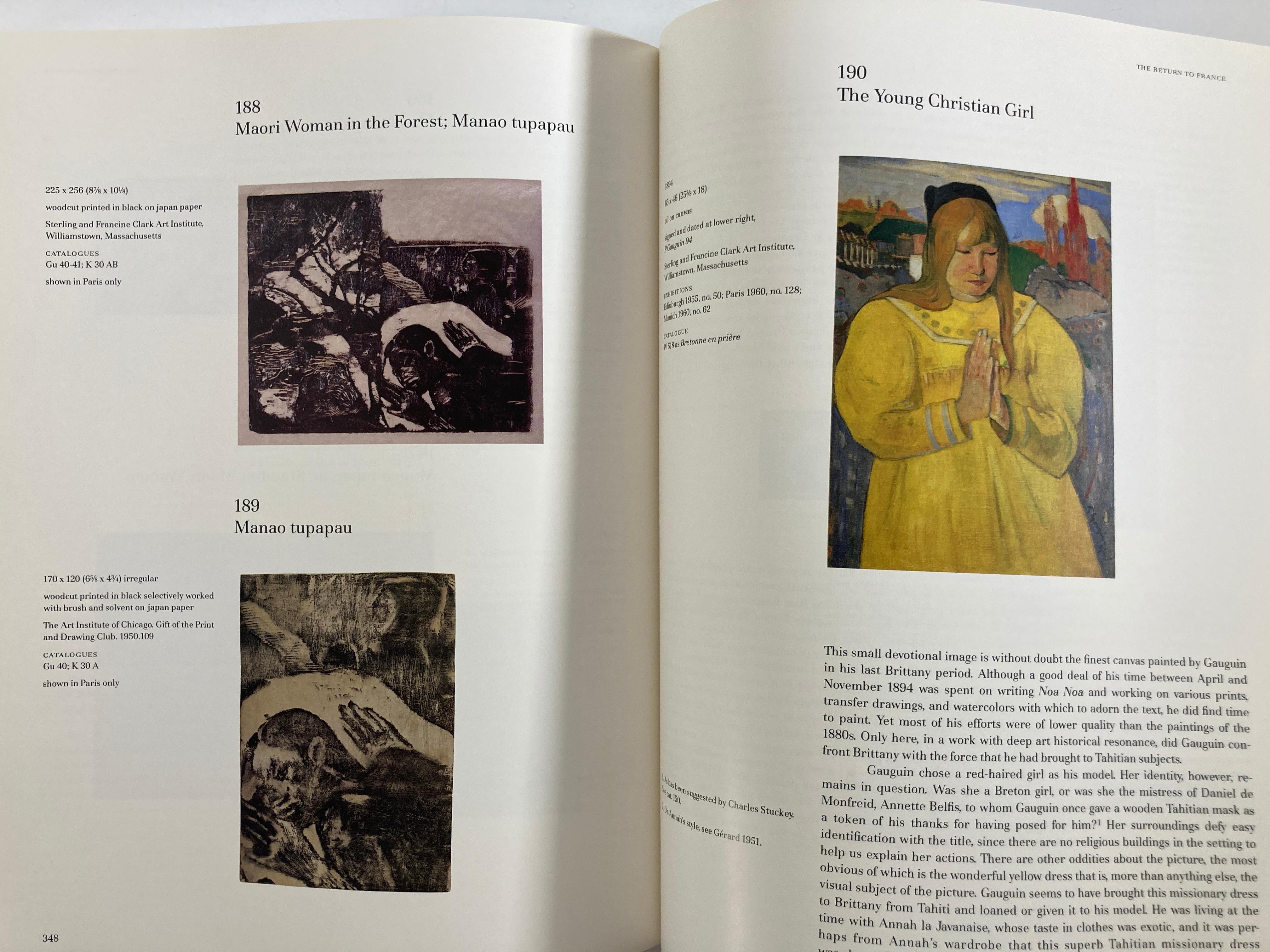 20th Century The Art of Paul Gauguin Richard Brettell Coffee Table Book