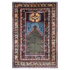 Die Kunst des Mihrab, außergewöhnlicher türkischer Teppich: Milas Anatolien - 210x135 Cm