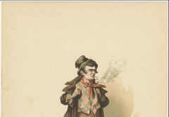 The Artful Dodger from Oliver Twist – Original Dickens Lithograph by Kyd, c.1889