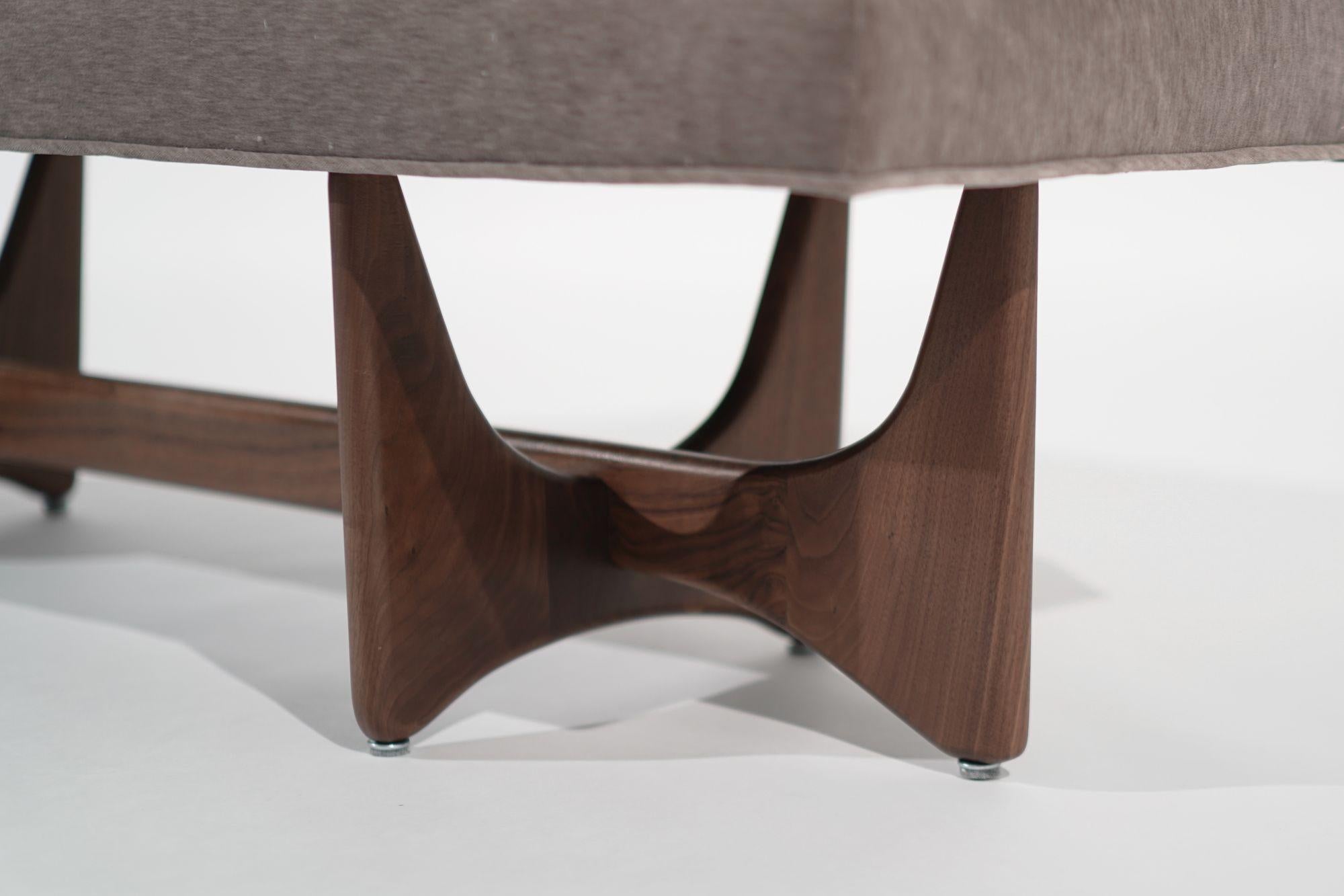 The Artisanal Bench in Special Walnut by Stamford Modern For Sale 5