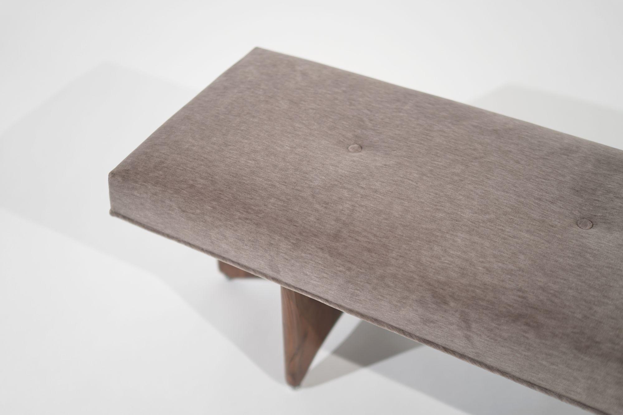 The Artisanal Bench in Special Walnut by Stamford Modern For Sale 7