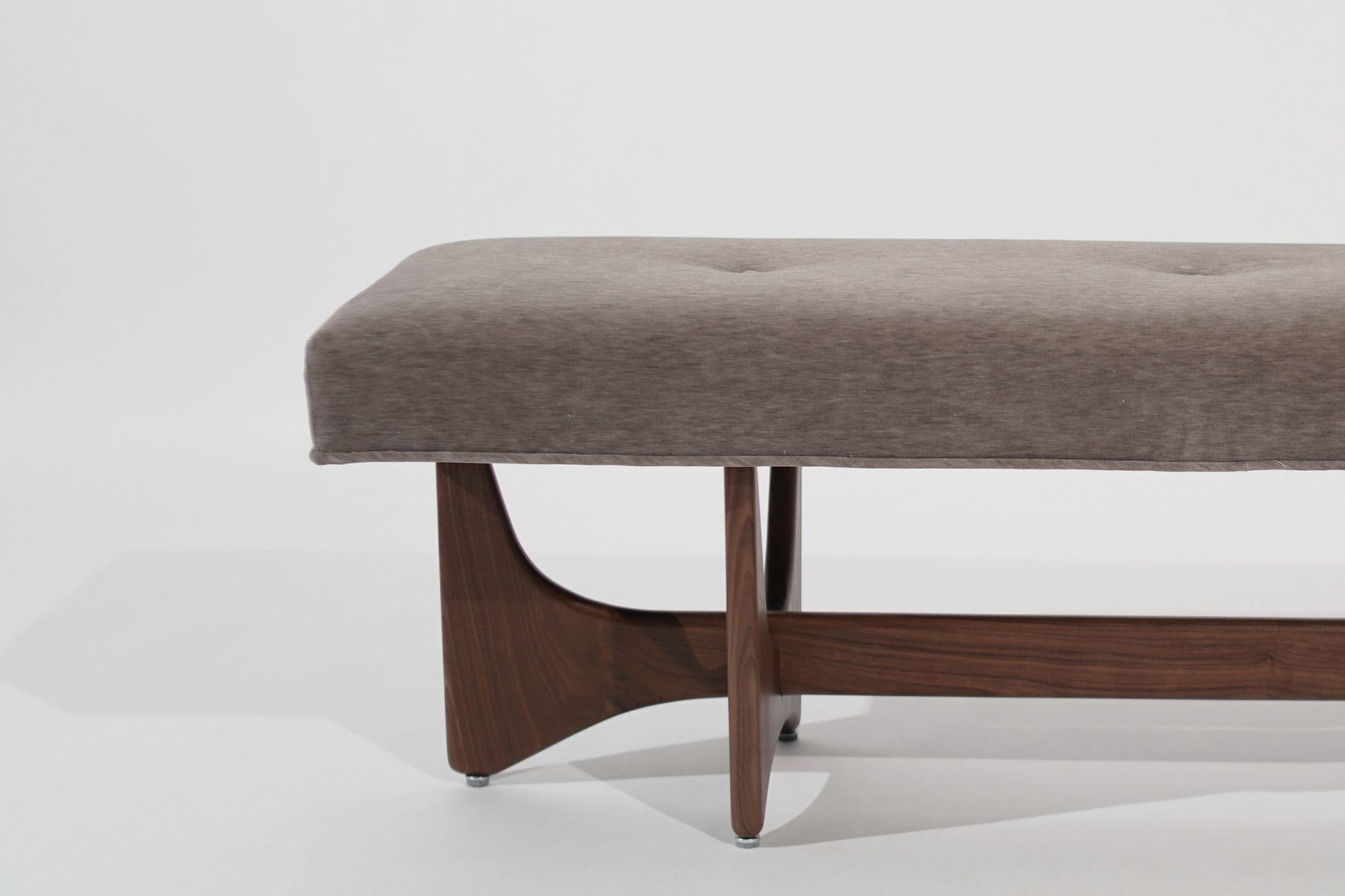 The Artisanal Bench in Special Walnut by Stamford Modern For Sale 2