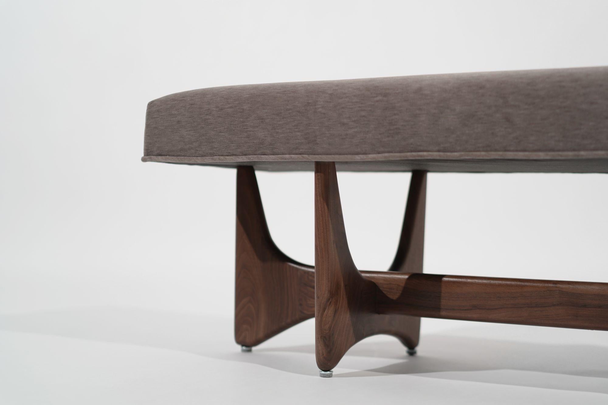The Artisanal Bench in Special Walnut by Stamford Modern For Sale 3
