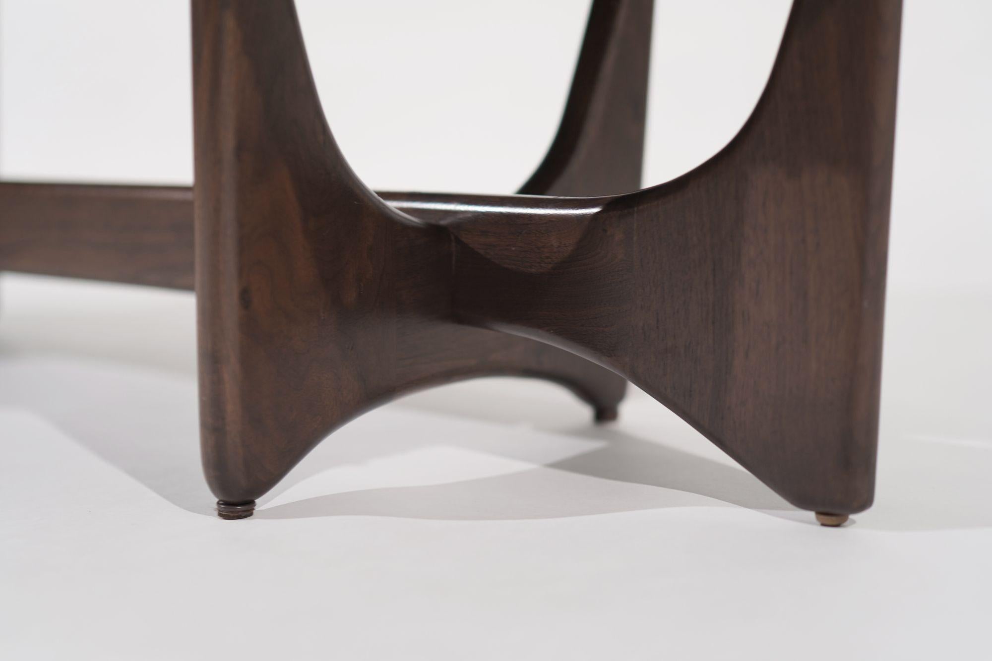 The Artisanal Bench in Dark Walnut by Stamford Modern For Sale 5