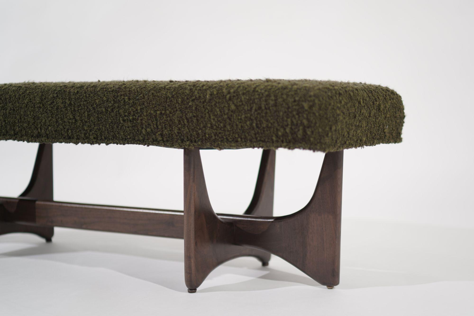 The Artisanal Bench in Dark Walnut by Stamford Modern For Sale 3
