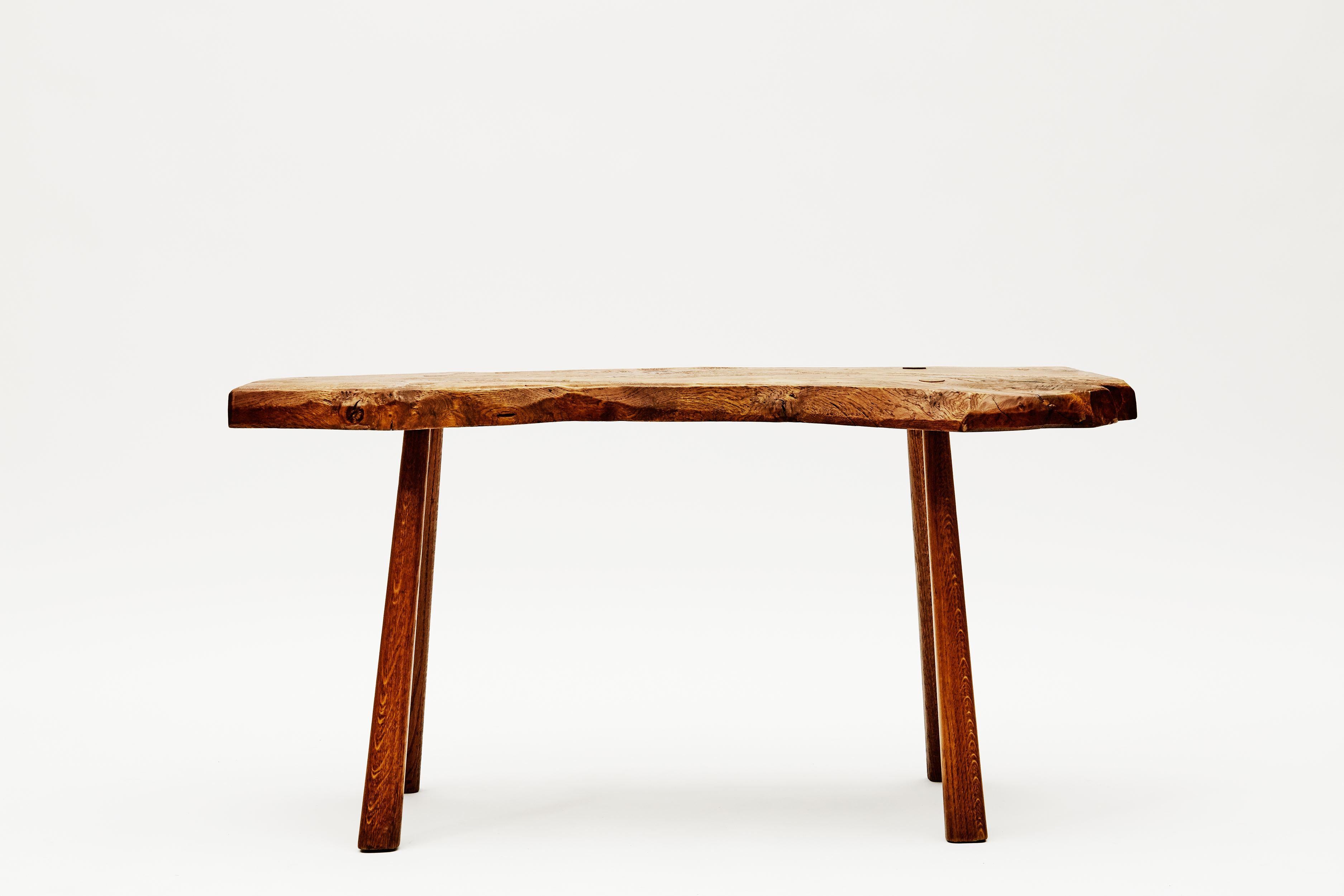 Artisans of Marolles, Hand Carved Oak Coffee Table, France, circa 1960 In Good Condition In New York, NY