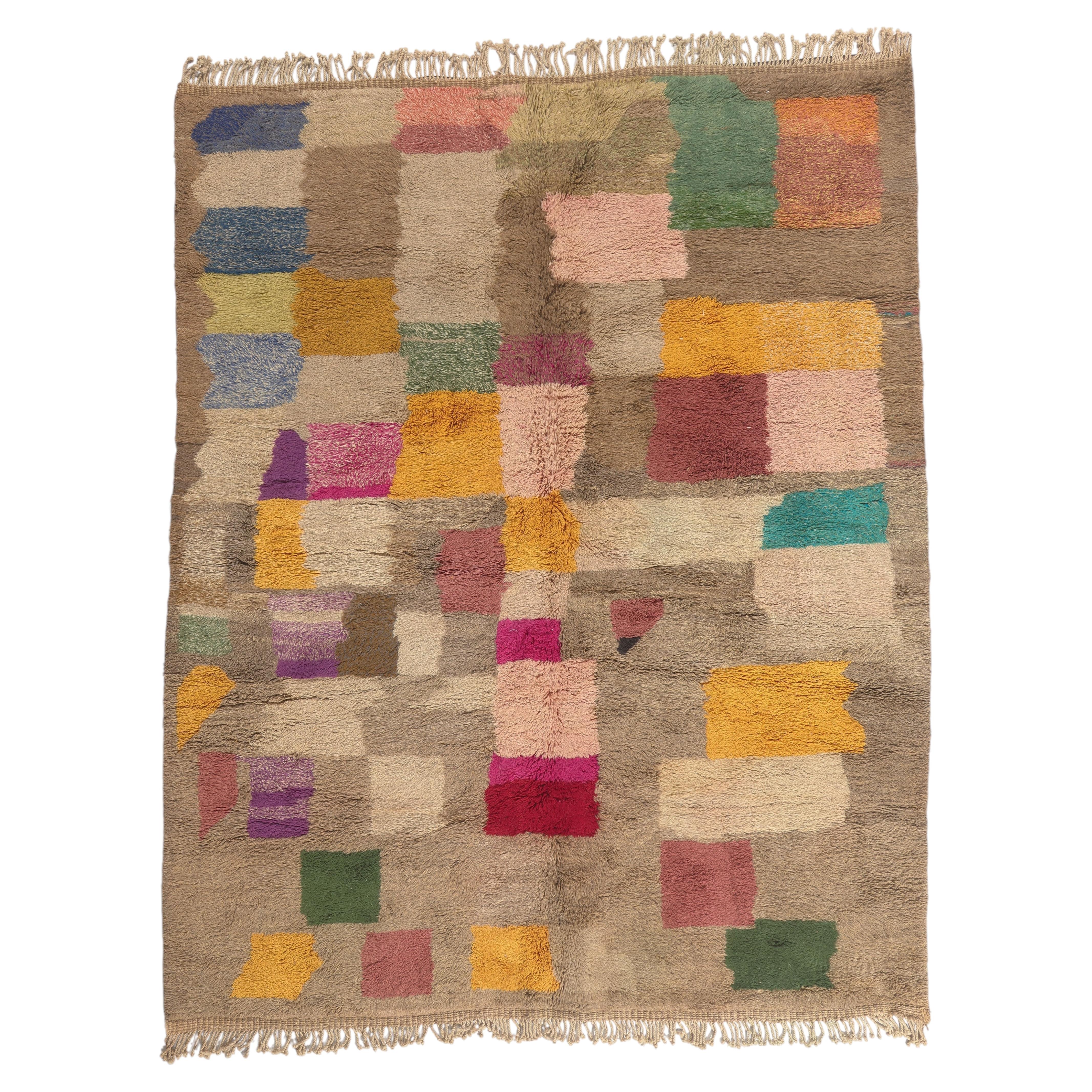 The Artisan's Palette: A Contemporary Beni Mrirt Moroccan Masterpiece of Color