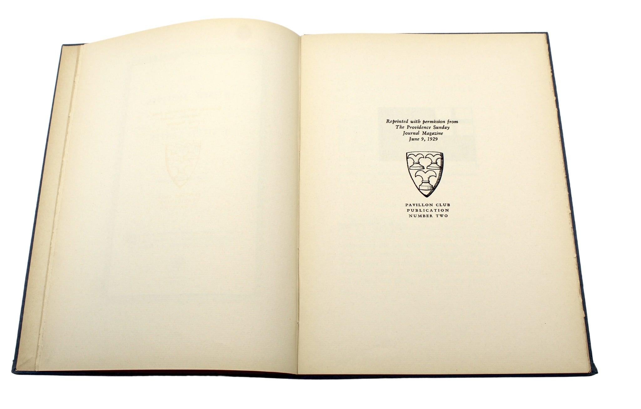 American The Artistic Motives in the United States Flag by Howard M. Chapin, 1930 For Sale