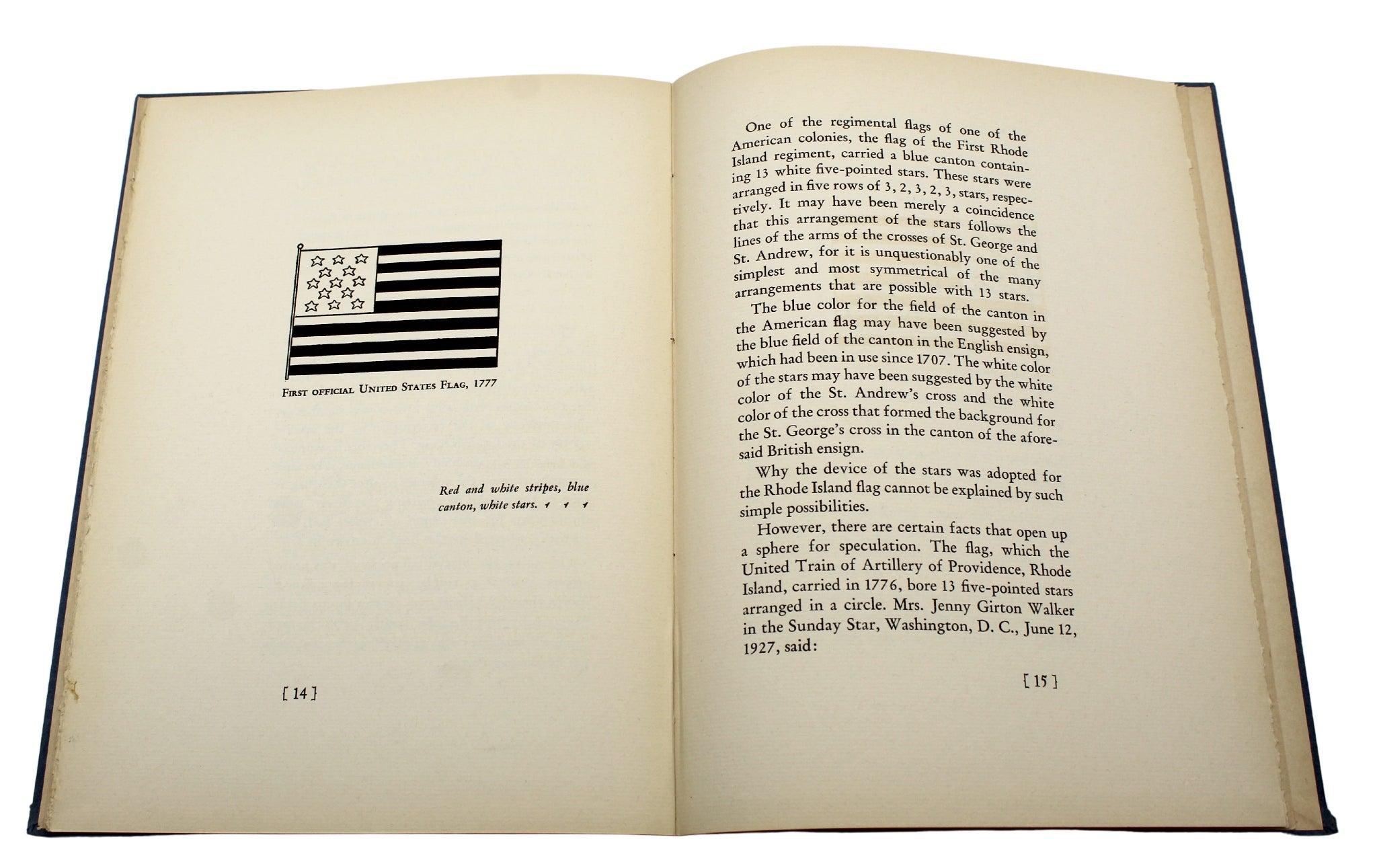 The Artistic Motives in the United States Flag by Howard M. Chapin, 1930 In Good Condition For Sale In Colorado Springs, CO