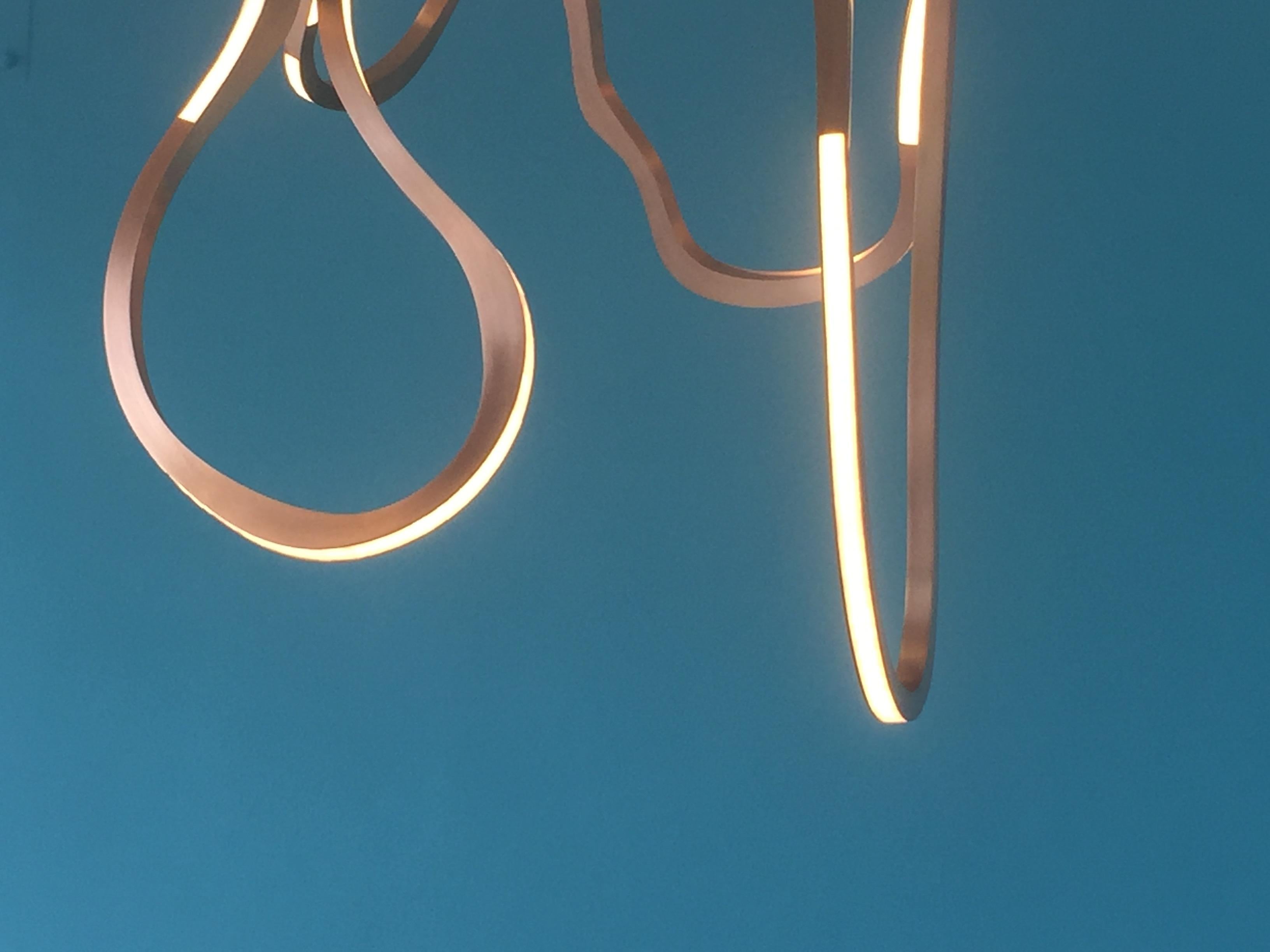 Unique Contemporary Pendant Light Sculpture by Niamh Barry In New Condition In London, GB