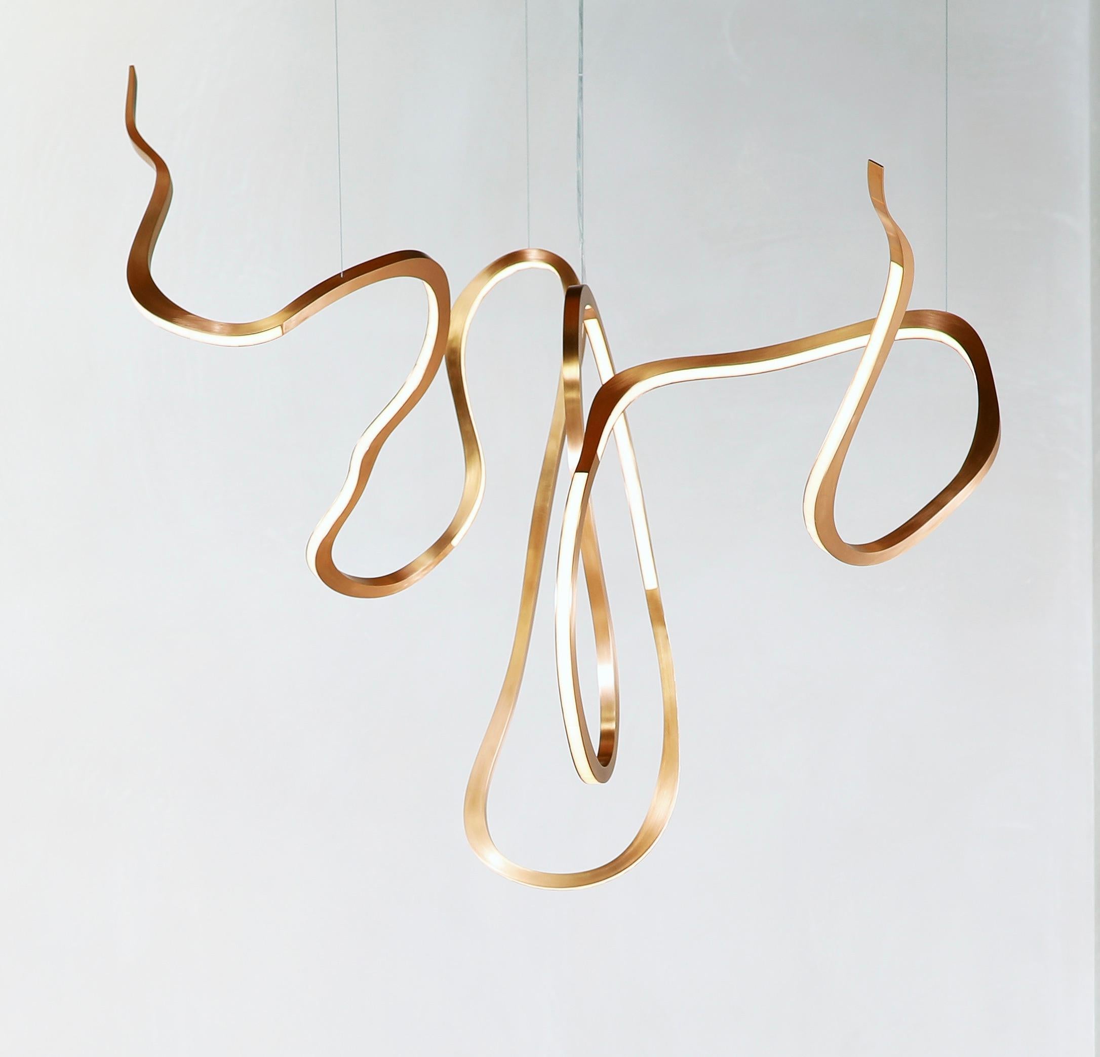 Unique Contemporary Pendant Light Sculpture by Niamh Barry 1