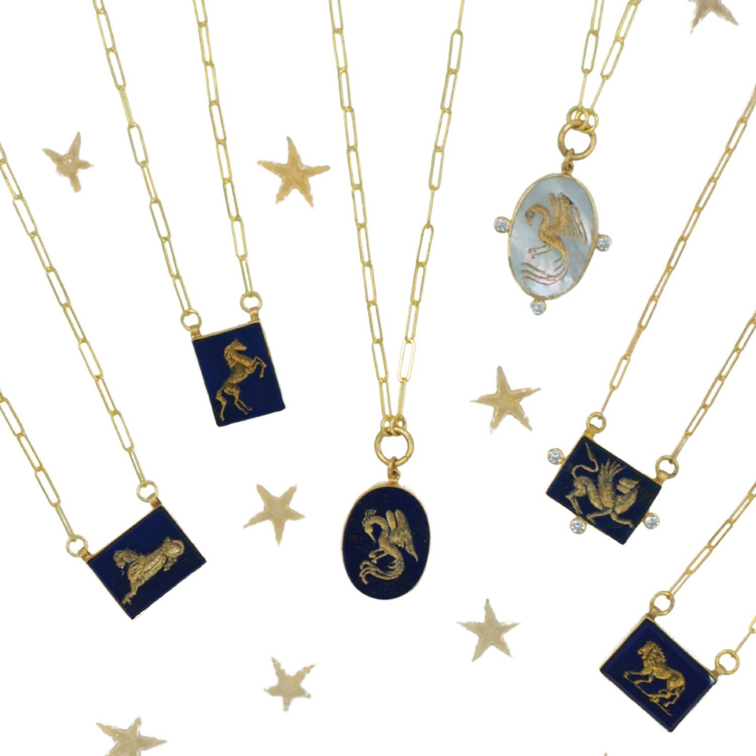 Quadrato La collana Aslan II in vendita