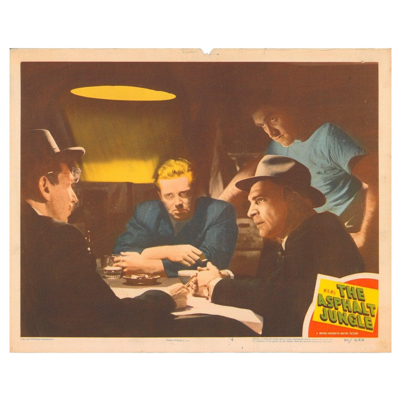 Carte de scène américaine « The Asphalt Jungle » de 1950