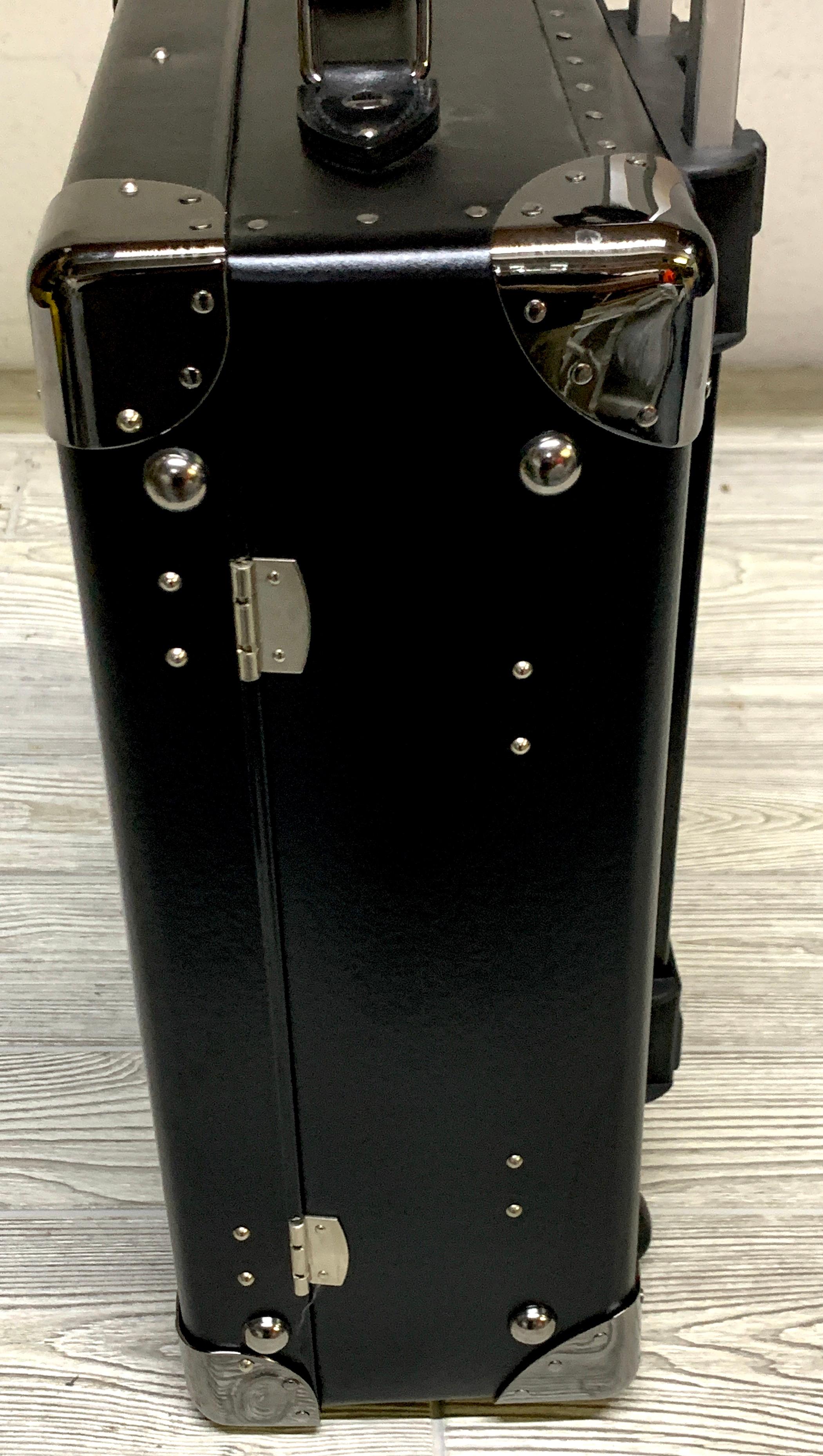 Cuir The Asprey Londoner Trolley, Taille : 18
