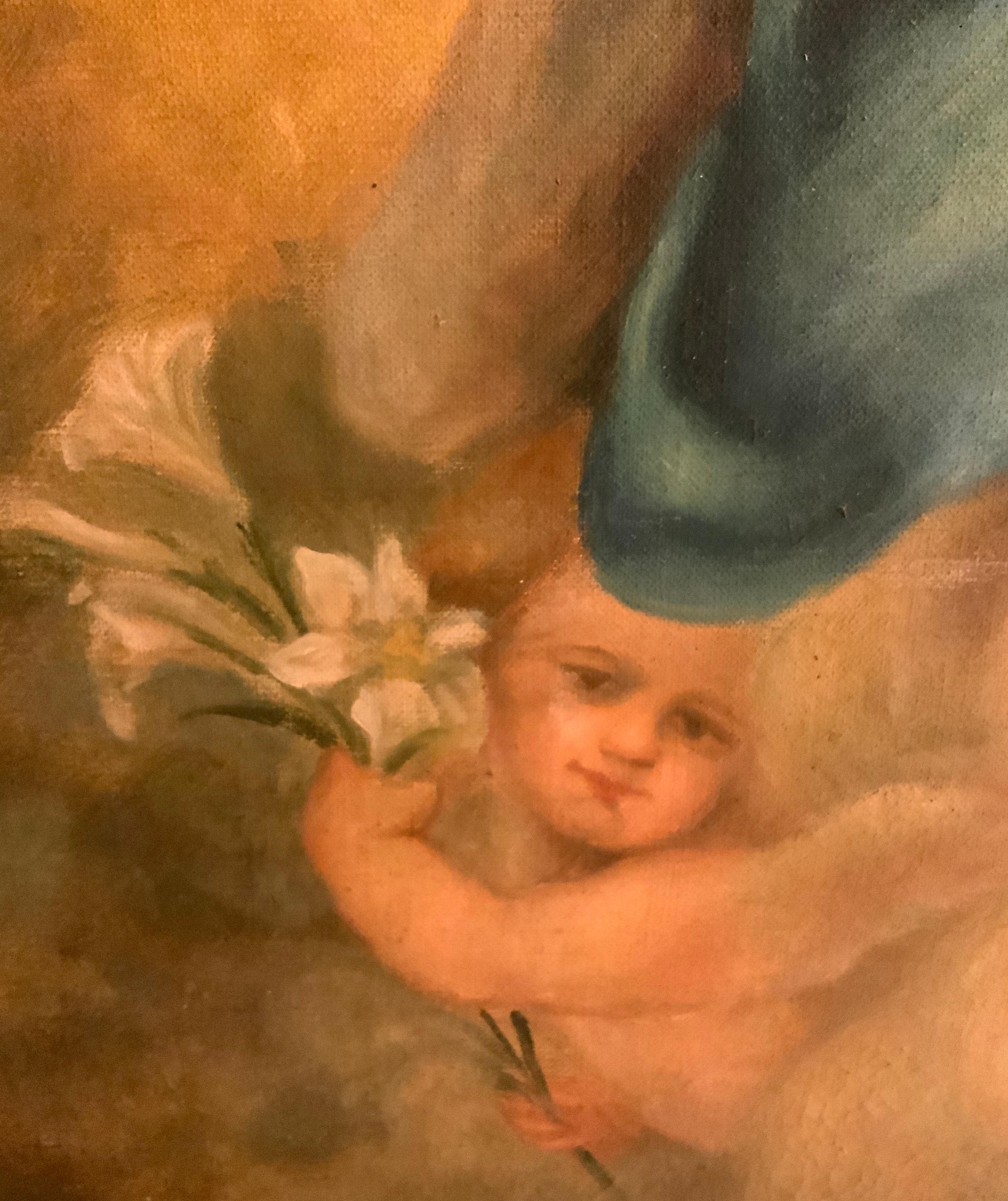 Oiled The Assumption Of The Virgin Mary Oil Painting
